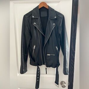 All Saints Wick biker jacket size small